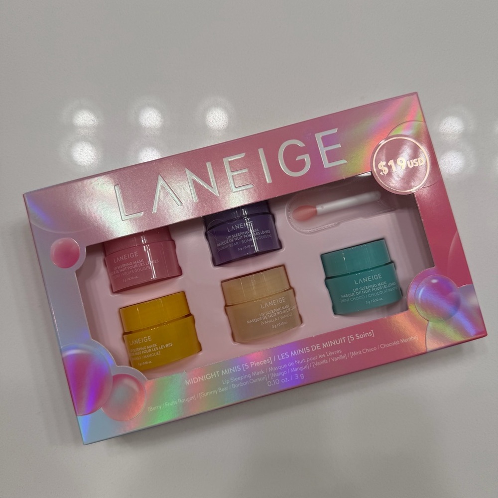 LANEIGE Midnight Minis Lip Masks - 5 pieces - Picture 2 of 2